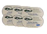Bar Harbor Skinless & Boneless Smoked Sardine Fillets, 6.7 oz (190g) | Naturally Wood Smoked | Excellent Source of Protein | EZ-Open BPA-NI Can |