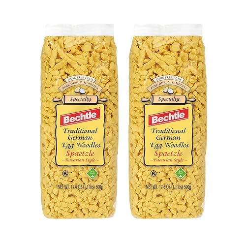 Bechtle Spaetzle Bavarian Style Egg Noodles - Traditional German Pasta, Authentic Imported from Germany, Cage-Free Eggs & Durum Wheat Semolina