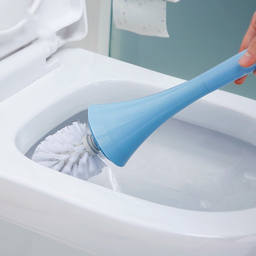 Toilet Brush with Holder, INCHANT Bathroom Detachable Toilet Brush - Blue