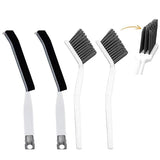 Crevice Brushes for Cleaning, Gap Cleaning Brush with Long Stiff V-Shaped Bristles Household Use for Bathroom/Tiles/Kitchen?4pcs?