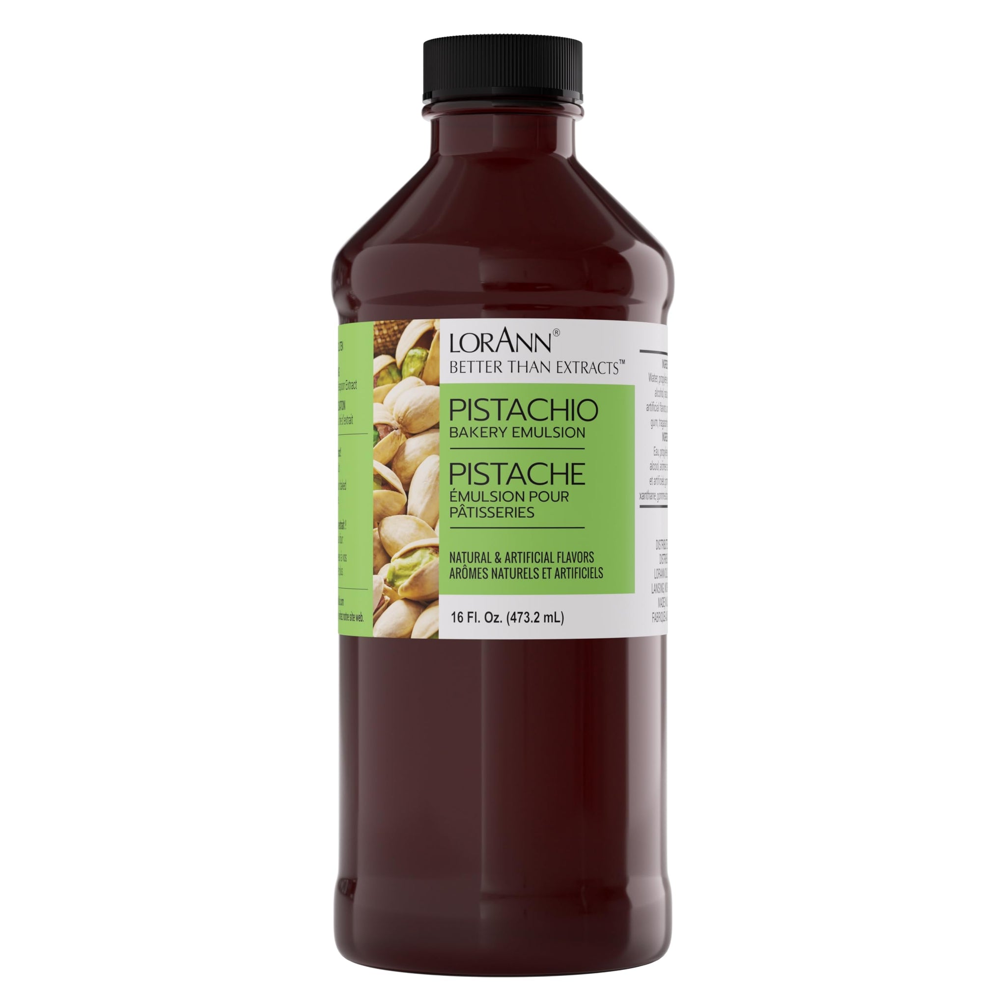 Lorann Oils Pistachio Bakery Emulsion: Genuine Pistachio Aroma, Perfect for Boosting Nutty Notes in Baked Goods, Gluten-Free, Keto-Friendly, Pistachio