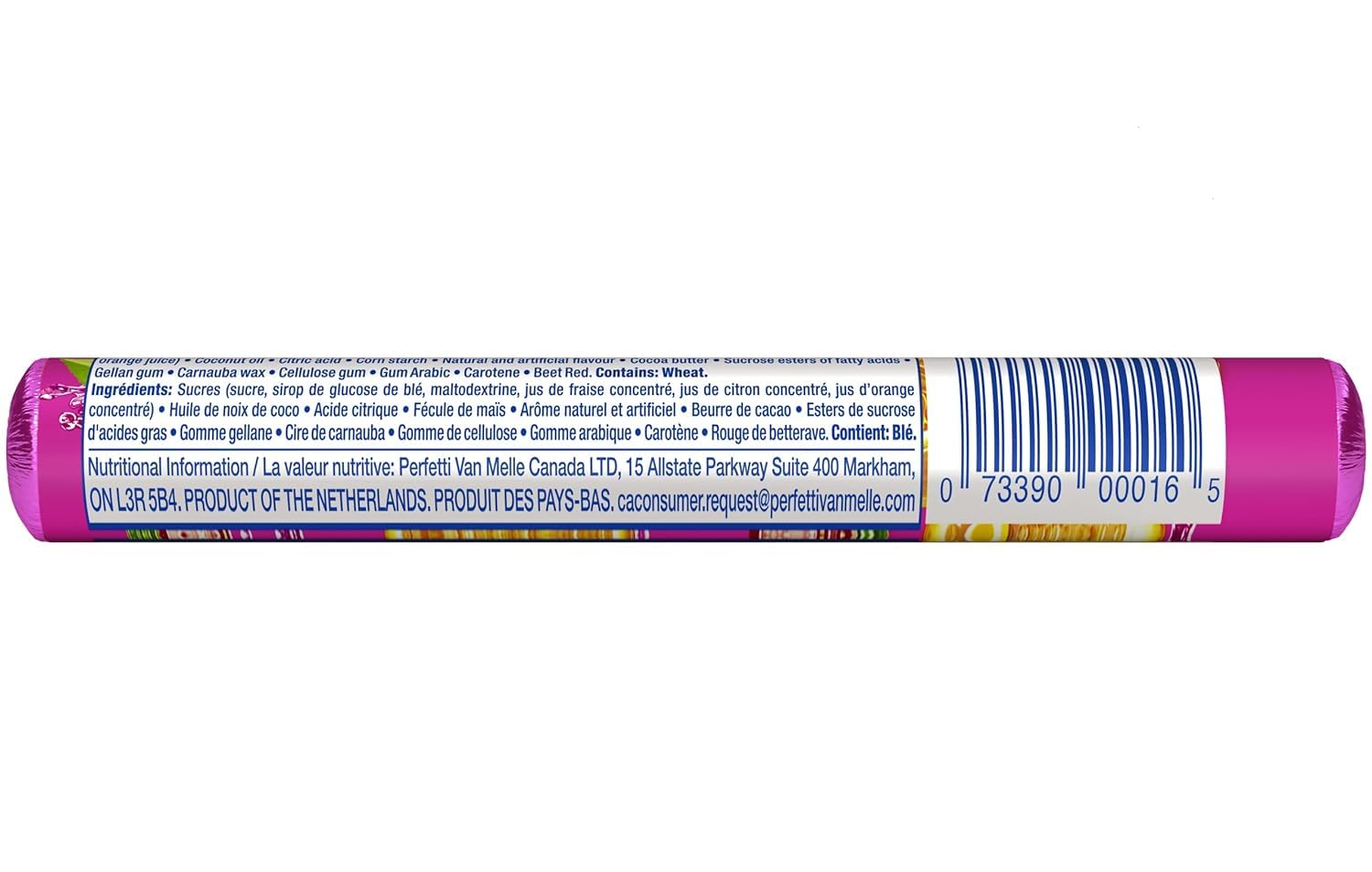 Mentos Chewy Mint Candy Roll, Fruit, 14 Pieces Per Roll (Pack of 1)