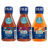 Blue Dragon Mixed Minis Variety Pack - 2oz (Pack of 6 Total: 2 of Each Sauce) - Mini Reduced Sugar Thai Sweet Chili Sauce, Mini Thai Sweet Chili