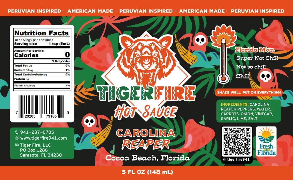 Tiger Fire Carolina Reaper