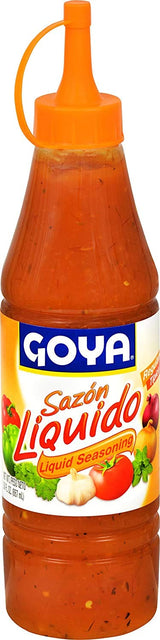 Goya Foods Sazón Liquido Liquid Seasoning, 30 Fl Oz (Pack of 12)