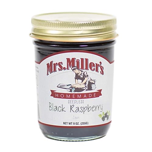 Mrs Millers Jam Black Raspberry Sdls, 9 Oz