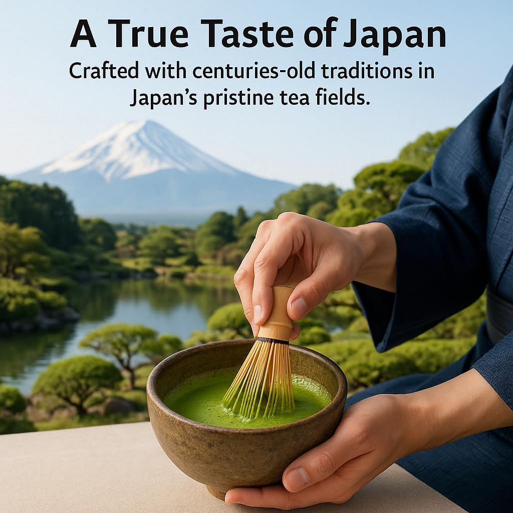 Herbal Cup Tea Organic Japanese Matcha (Matcha Green Tea, 4 Ounce (Pack of 1))