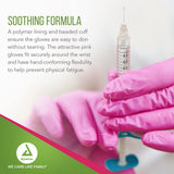 Dynarex Aloeskin Nitrile Gloves with Aloe, Powder Free - Small, 100 Gloves/10 Boxes, 1000 Count (Pack of 10)
