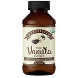 Organic Vanilla Extract - Made with Bourbon Madagascar Vanilla Beans - 4 fl oz - For Baking, Desserts, Home Cooking and Chefs
