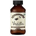 Organic Vanilla Extract - Made with Bourbon Madagascar Vanilla Beans - 4 fl oz - For Baking, Desserts, Home Cooking and Chefs