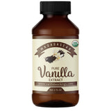 Organic Vanilla Extract - Made with Bourbon Madagascar Vanilla Beans - 4 fl oz - For Baking, Desserts, Home Cooking and Chefs