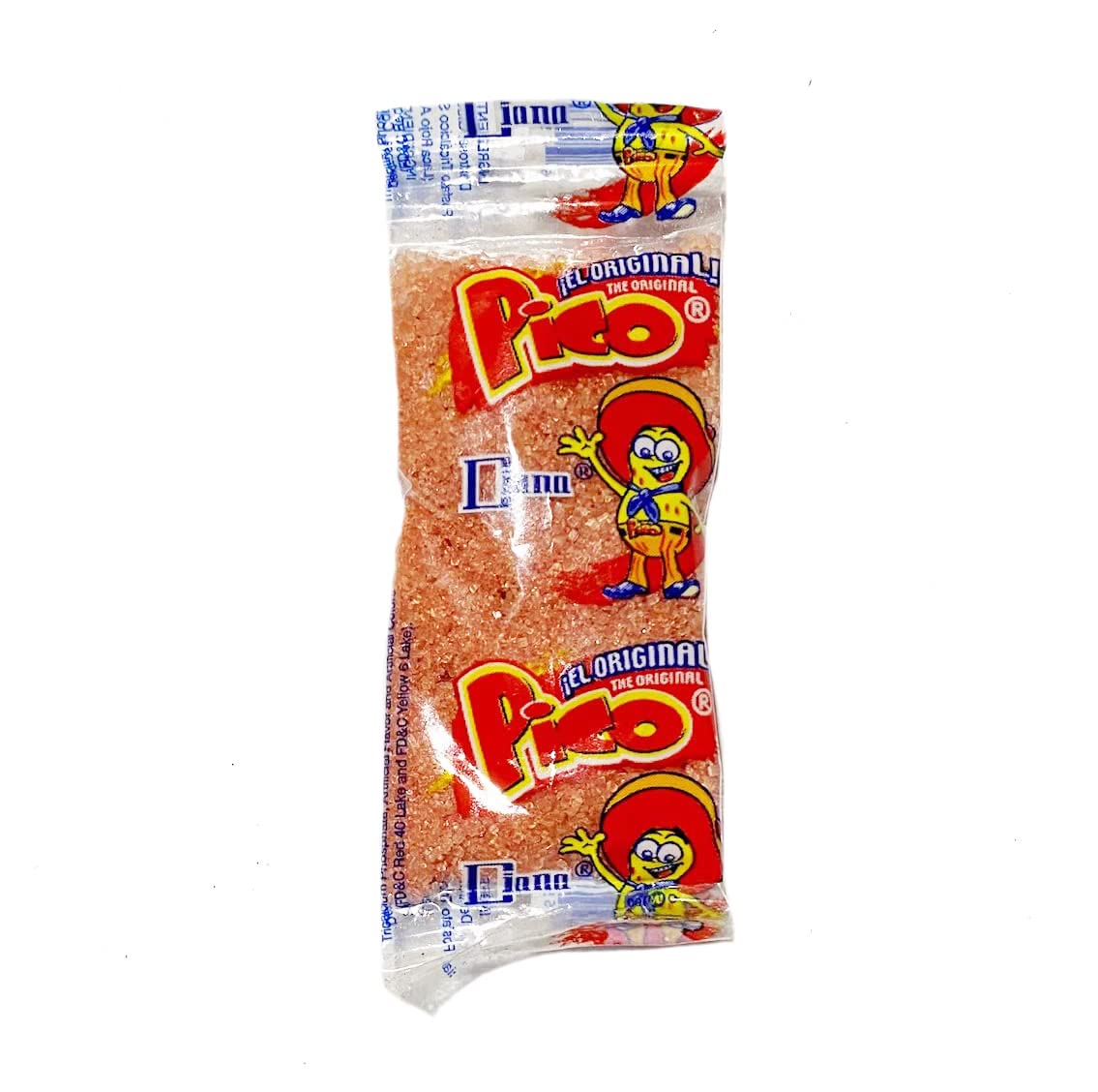 4-pack Pico Mediano, the Original Orange Flavor Hot Candy Powder, 4 Bags of 50-count