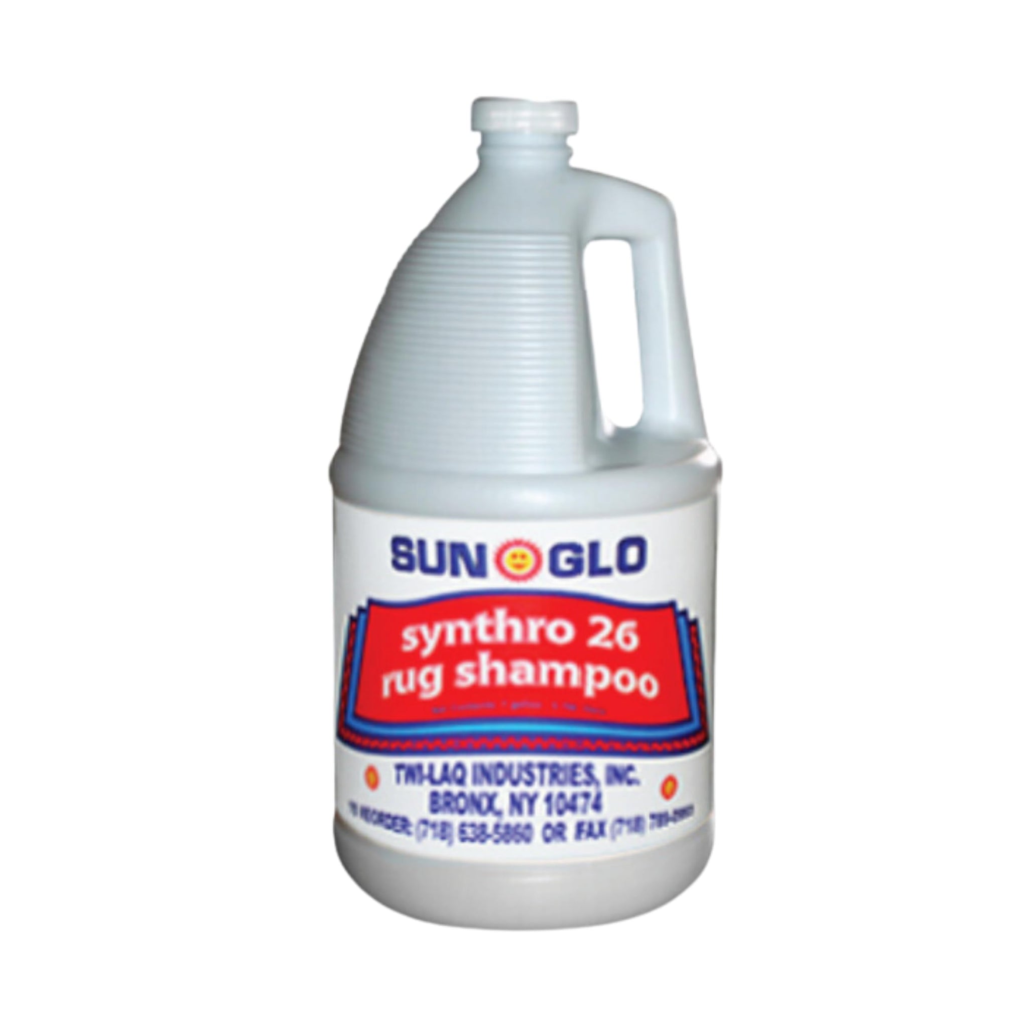 Sun-Glo Synthro 26 Rug Shampoo - Brilliance Enhancer Rotary/Dry Foam Carpet Shampoo - Crystal-Dry Technology (4x1 Gallon Case)