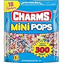 Charms Mini Pops, 18 Flavors, Individually Wrapped, Peanut Free, Gluten Free, 300 Count, 1-Pack, 3.47 lbs
