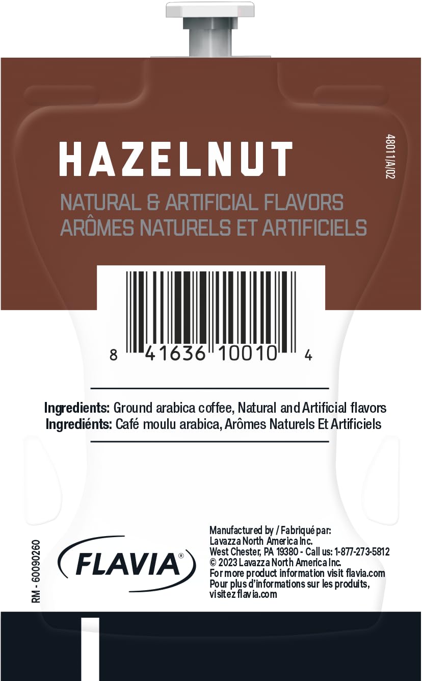 ALTERRA Coffee Hazelnut Single Serve Freshpacks for MARS DRINKS FLAVIA Brewer, 20 Packets