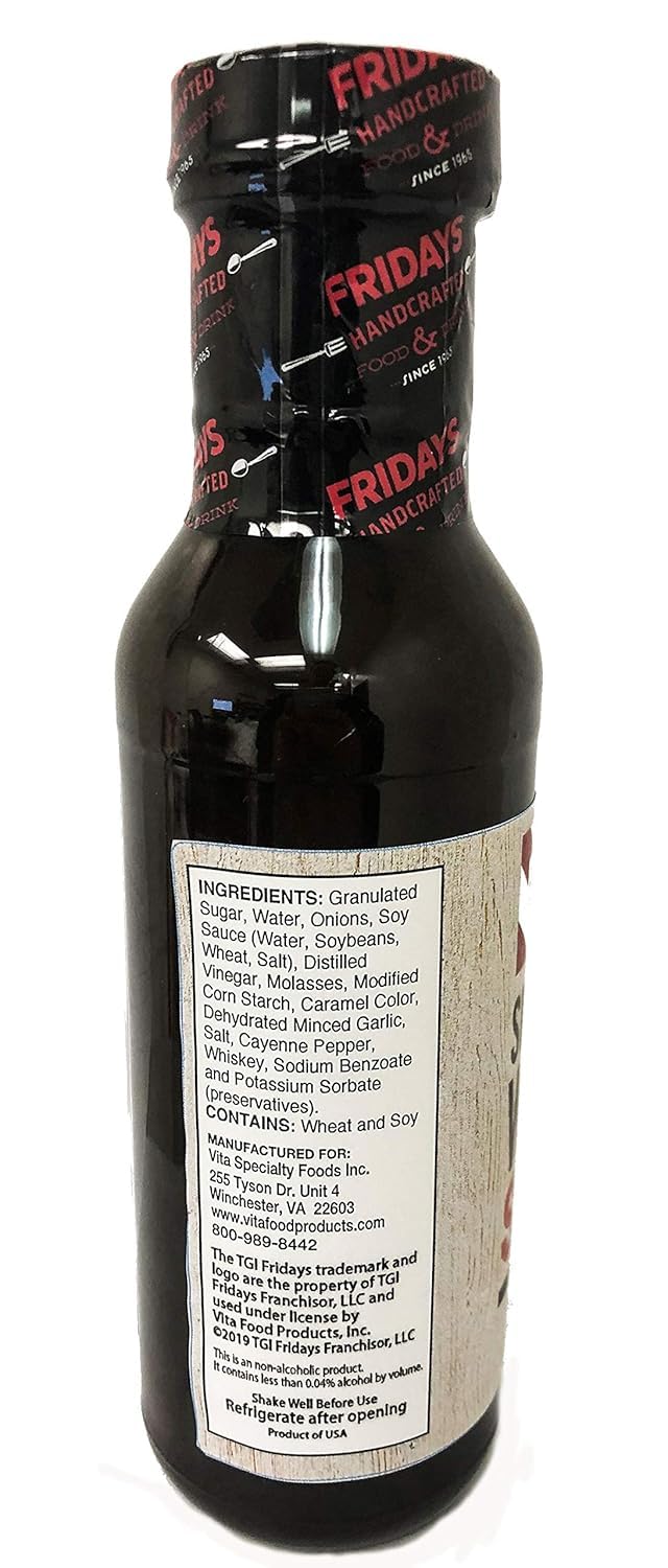 T.G.I. Friday's Signature Whiskey Sauce, BBQ Sauce, 16 Ounce - Pack of 1