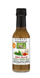Garlic Festival Foods Garlic Green Jalapeno Hot Sauce