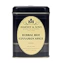 Harney & Sons Herbal Tea, Hot Cinnamon Spice, Caffeine-Free Rooibos, Sweet Spicy Cinnamon Clove Orange, 4 oz Loose Leaf Tin, Delicious Gourmet Herbal