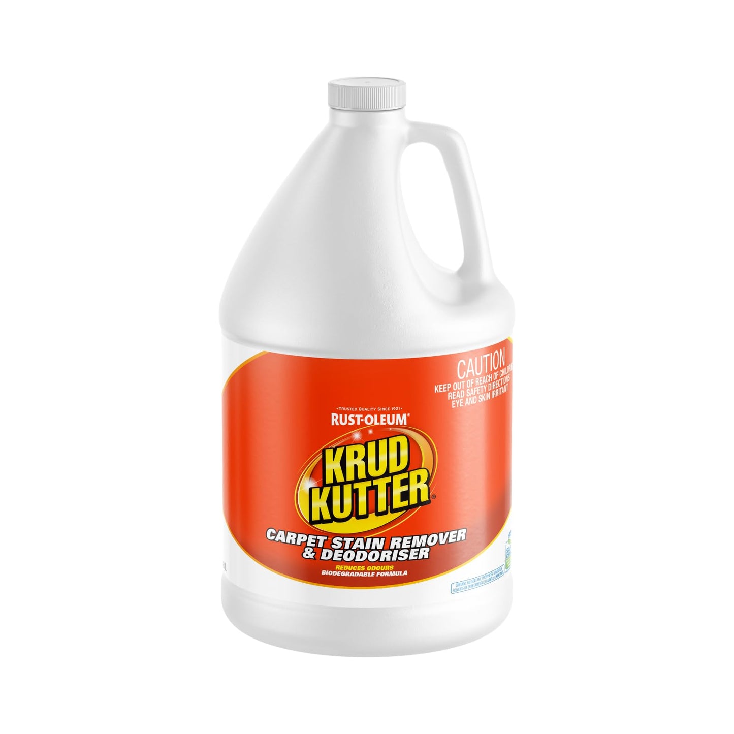Krud Kutter CR012 Instant Carpet Cleaner/Stain Remover Plus Deodorizer, Gallon