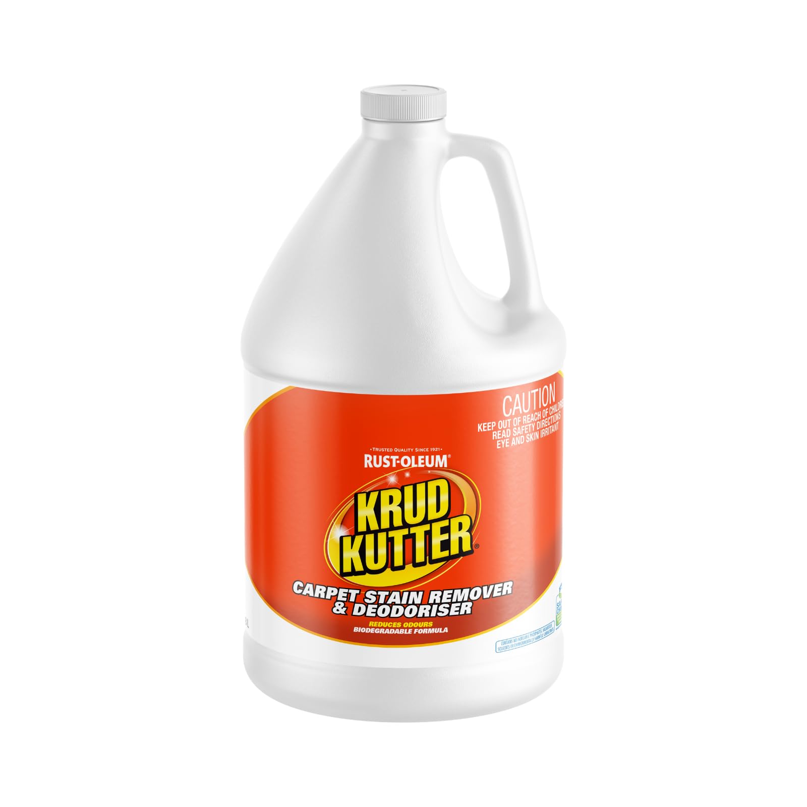 Krud Kutter CR012 Instant Carpet Cleaner/Stain Remover Plus Deodorizer, Gallon