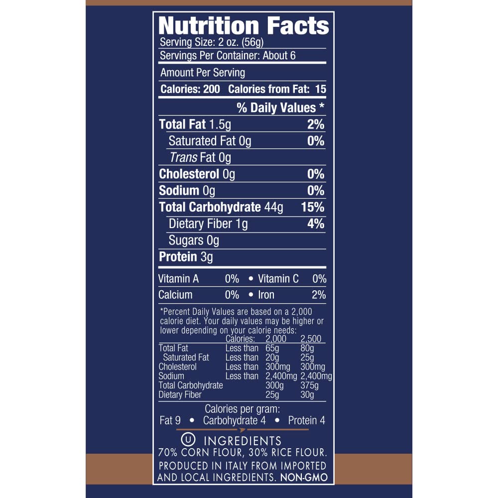 DeLallo Pasta Gluten-Free Corn and Rice Orzo, 12 oz