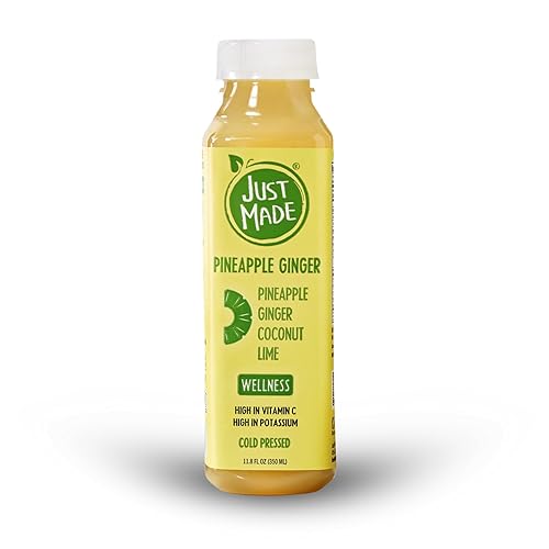 JUST MADE JUICE Pineapple Ginger Juice, 11.8 FZ