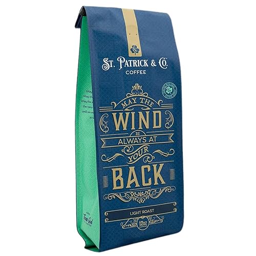 Thank God for Coffee - May The Wind Be Always At Your Back, Light Roast Ground Coffee, Single Origin Peruvian Arabica, Bright Citrus & Hibiscus Notes