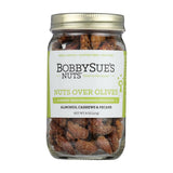BobbySue's Nuts - Nuts Over Olives Style - All Natural Gourmet Nut Mix of Almonds, Cashews, Pecans (8 Ounce (Pack of 1))