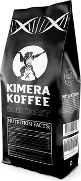 Kimera Koffee Dark Roast - Organic Bold Nootropic Coffee with Alpha-GPC, Taurine, DMAE, L-Theanine, 12oz Ground