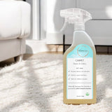naturally it's clean Carpet Stains & Odors Cleaner; Plant Based Enzyme Safely Cleans Pet/Food Stains, Grease & Ink from Carpets, Rugs, Upholstery