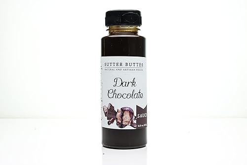 Sutter Buttes Dark Chocolate Dessert Sauce - 11.5 Ounce Bottle