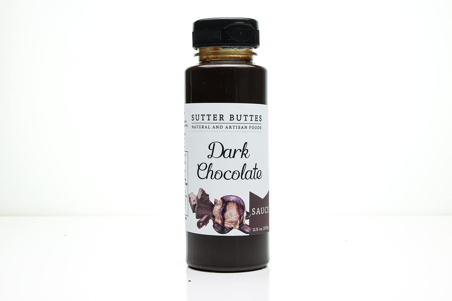 Sutter Buttes Dark Chocolate Dessert Sauce - 11.5 Ounce Bottle
