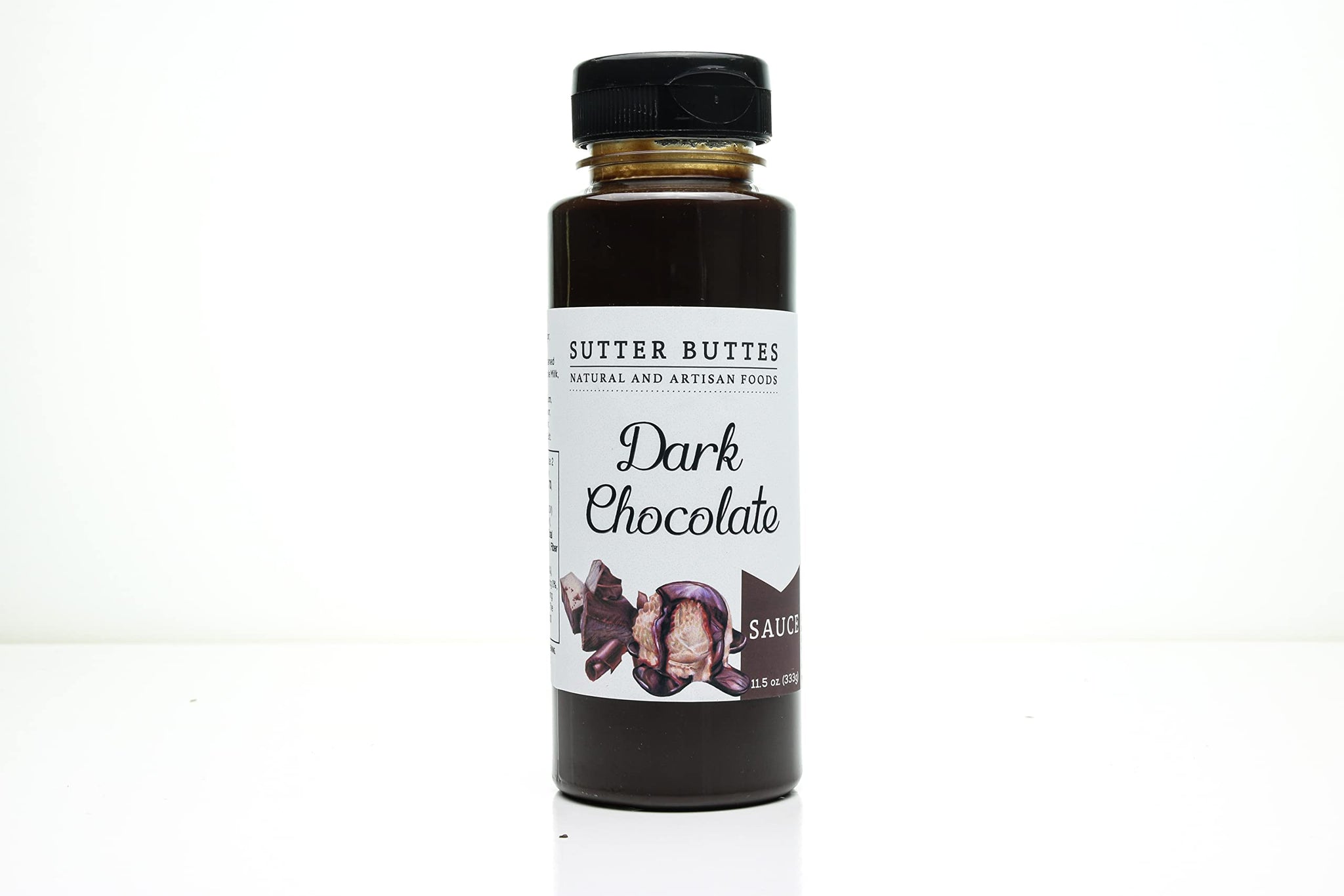 Sutter Buttes Dark Chocolate Dessert Sauce - 11.5 Ounce Bottle