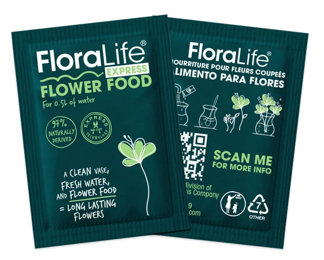 Cut Flower Food Floralife Flower Food Powdered Packets - Pack of 36 Express Universal Packets