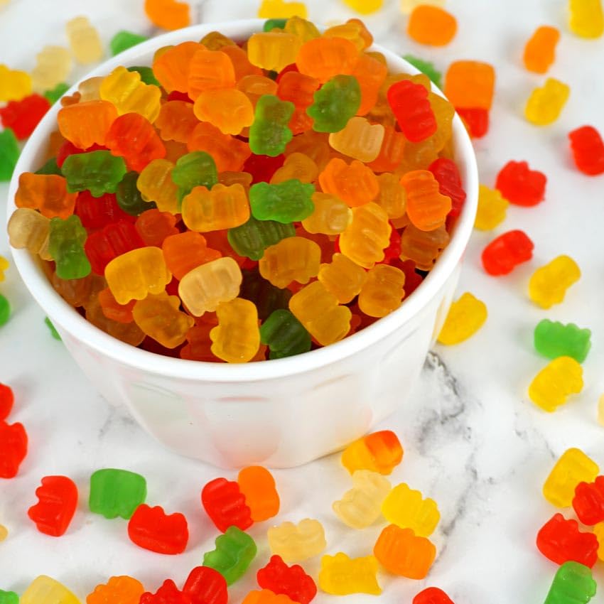 Mini Gummy Bears, 1 Pound Bulk Bag, Hampton Distribution