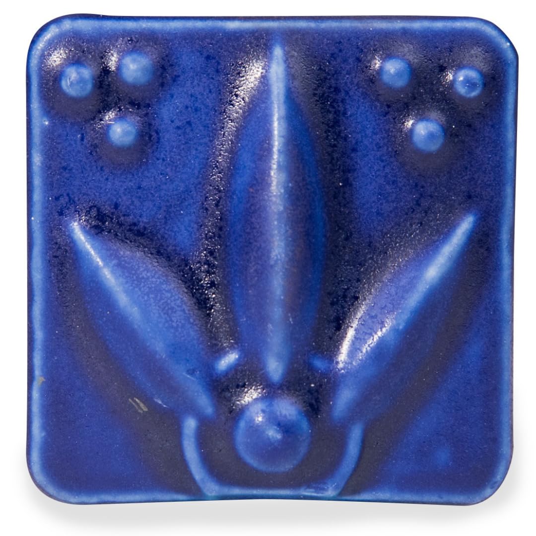 AMACO Satin Matte Glaze, 16 oz. (473 mL), SM-21 Dark Blue