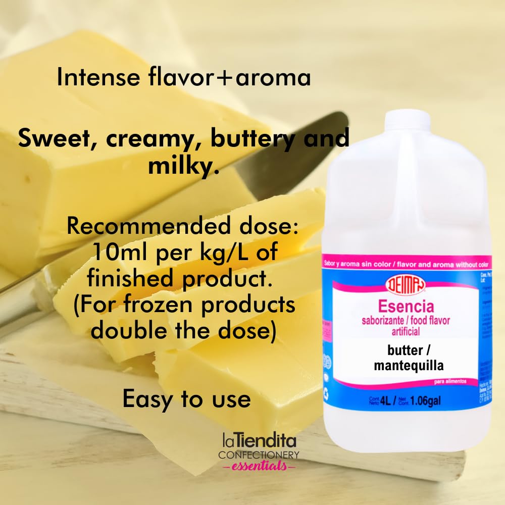 Deiman Artificial Food Flavoring Butter Essence(1.06 gal)