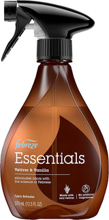 Febreze Essentials Fabric Refresher, Vetiver & Vanilla 12.5 oz (Pack of 2)