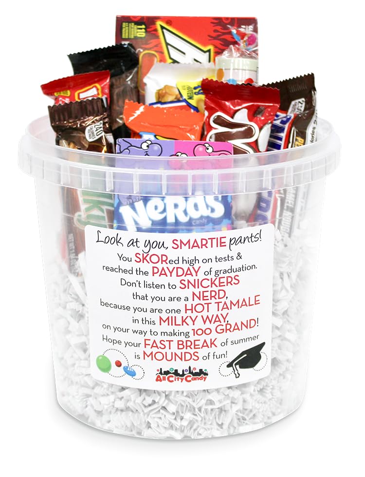 Graduation Candy Bar Poem Gift Tub