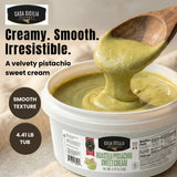 Casa Sicilia Gourmet Roasted Pistachio Sweet Cream Italian Pistachio Dessert Spread Bulk, Made in Italy Premium Nut Cream for Pastry Baking Gelato