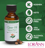 LorAnn Clove Leaf Oil SS Natural Flavor, 4 ounce bottle