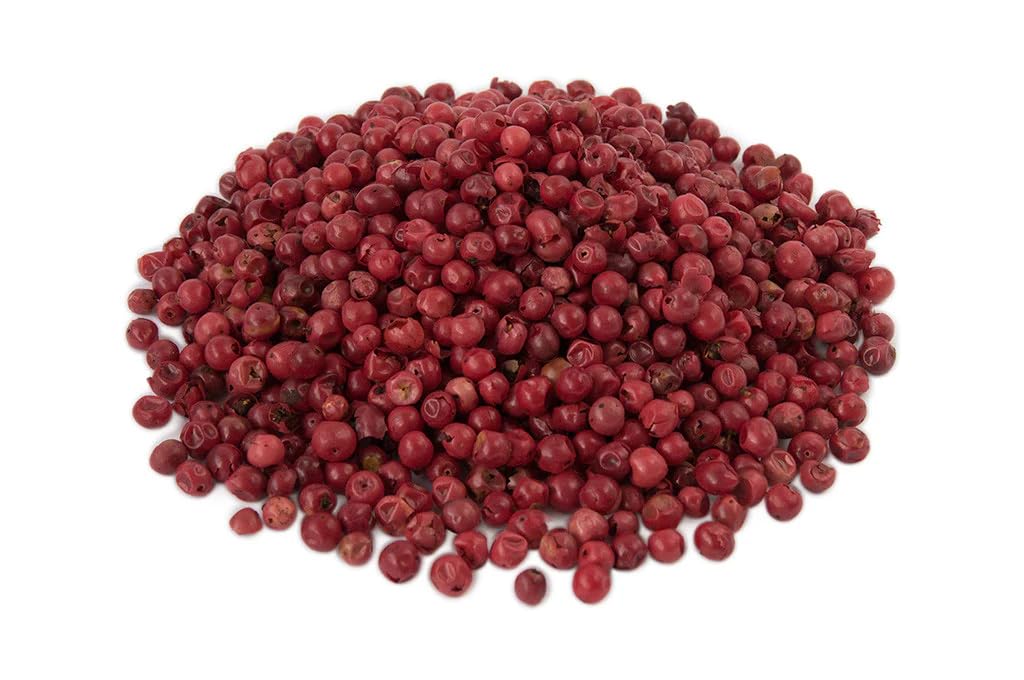 Essential Spice Whole Pink Peppercorns, 2 oz - Sweet, Fruity & Mildly Spicy Flavor - Gourmet Pink Berries for Sauces, Blends, Salads & Elegant