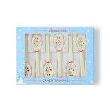 Two's Company Snowman Peppermint Flavor Candy Spoons in Gift Box, 2.53-Ounce, Set of 6