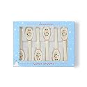 Two's Company Snowman Peppermint Flavor Candy Spoons in Gift Box, 2.53-Ounce, Set of 6
