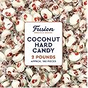 Coconut Hard Candy - 2 Pounds Individually Wrapped Candy, Creamy Filled Coconut Candy, Bulk Bag Old Fashioned Treats