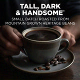 Maud's Dark Roast Ground Coffee, 3 Bags, (60oz), 100% Arabica Coffee, 156 Servings