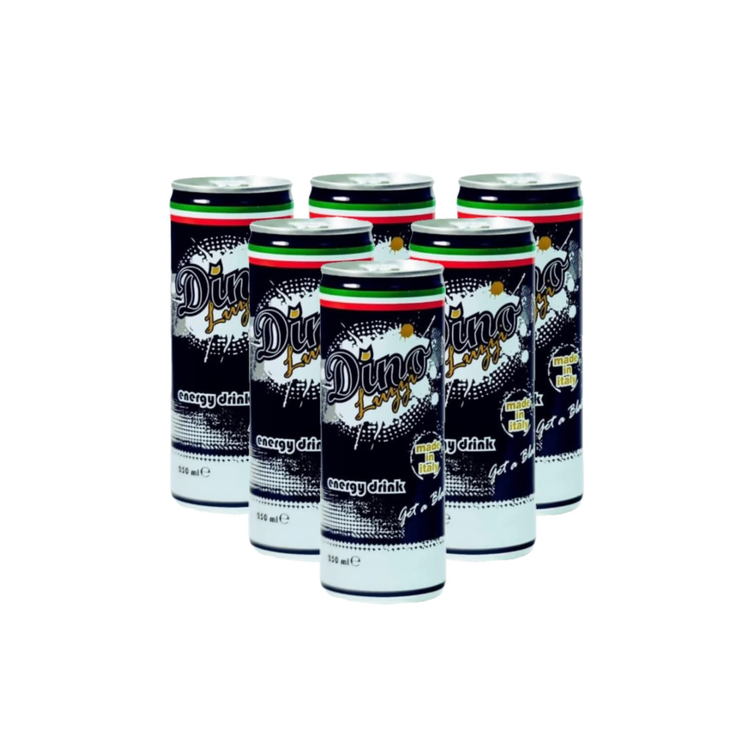 Dino Luzzi Energy Drink, 250 ML (6 Count)