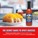 Skyline Chili Hot & Spicy Sauce - Authentic Cincinnati Restaurant-Style Secret Recipe with Tabasco, Cayenne, and Jalapeño Peppers, Gourmet Chili Sauce
