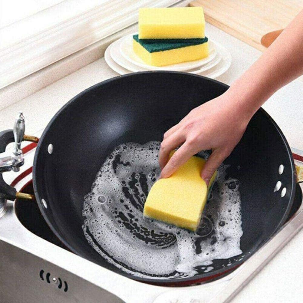 4 PCS Dish Wash Cleaning Sponge Dishwashing Sponge Brush Wipe Cleaning Cleaning Supplies Tools Brush