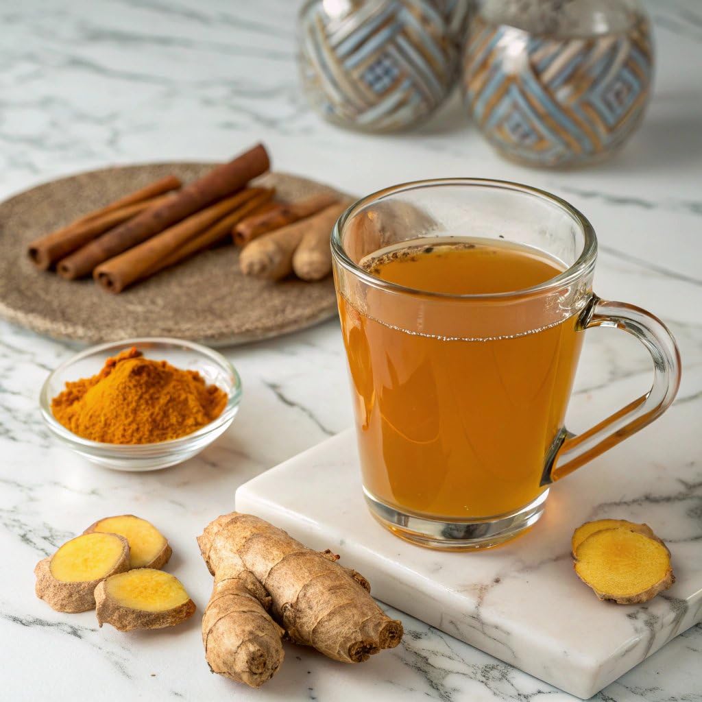 VAHDAM Organic Turmeric Ginger Herbal Tea Bags (100 Pyramid Tea Bags) Caffeine Free, Non GMO | 100% Pure Herbal Blend - Savory & Spicy, Plant-Based
